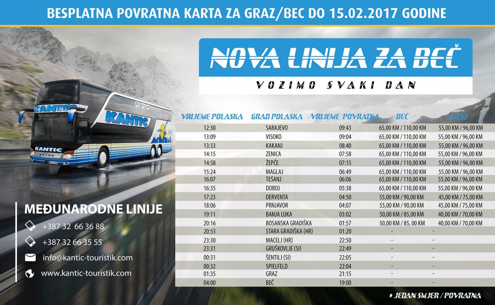 kantic tours zenica